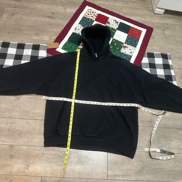 Y2K Gildan Men’s Black Heavy Blend Hoodie Sweatshirt Size 2X - Picture 2 of 9